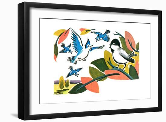 Chick-A-Dee-Dee-Dee - Jack & Jill-Florence McCurdy-Framed Giclee Print