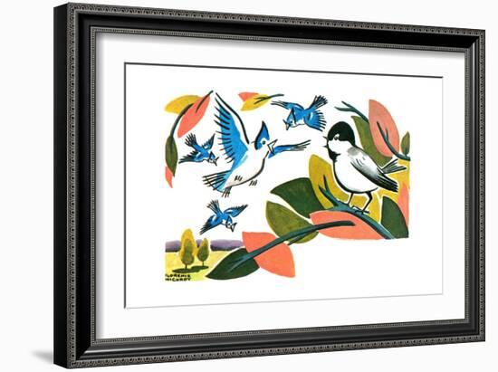 Chick-A-Dee-Dee-Dee - Jack & Jill-Florence McCurdy-Framed Giclee Print