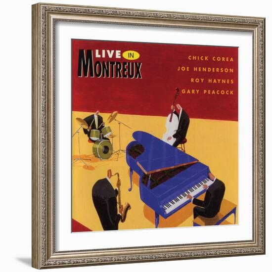 Chick Corea - Live in Montreux-null-Framed Art Print