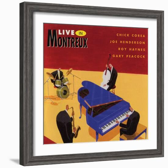 Chick Corea - Live in Montreux-null-Framed Art Print