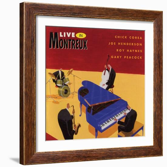 Chick Corea - Live in Montreux-null-Framed Art Print