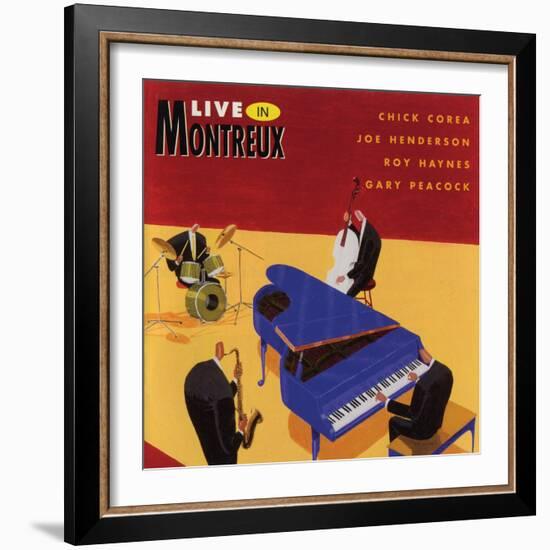 Chick Corea - Live in Montreux-null-Framed Art Print