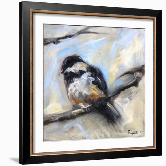 Chickadee 5-Renee Gould-Framed Giclee Print