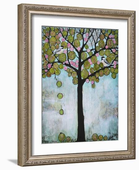 Chickadee Tree 2-Blenda Tyvoll-Framed Giclee Print