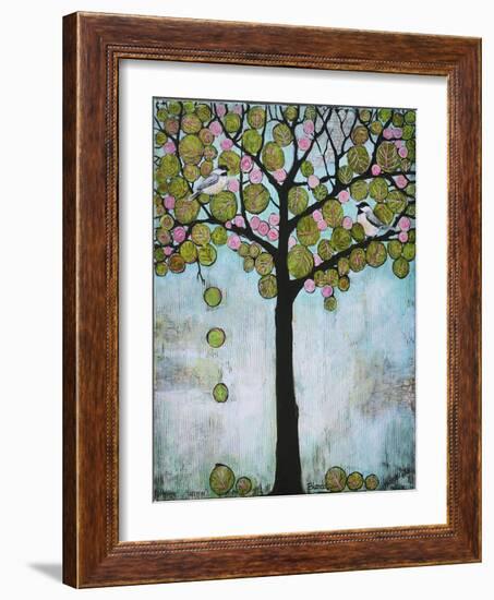 Chickadee Tree 2-Blenda Tyvoll-Framed Giclee Print