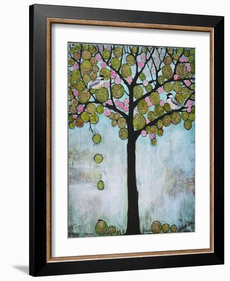 Chickadee Tree 2-Blenda Tyvoll-Framed Giclee Print