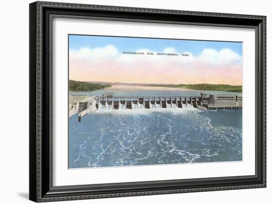 Chickamauga Dam, Chattanooga, Tennessee-null-Framed Art Print
