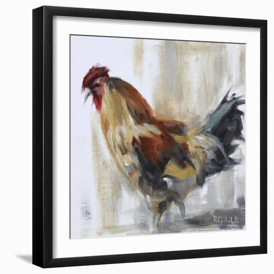 Chicken 2-Renee Gould-Framed Giclee Print