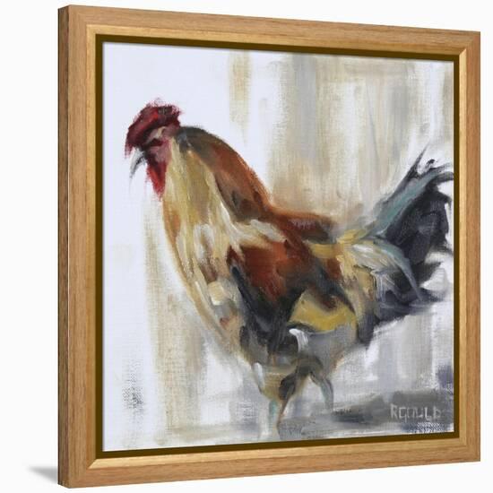 Chicken 2-Renee Gould-Framed Premier Image Canvas