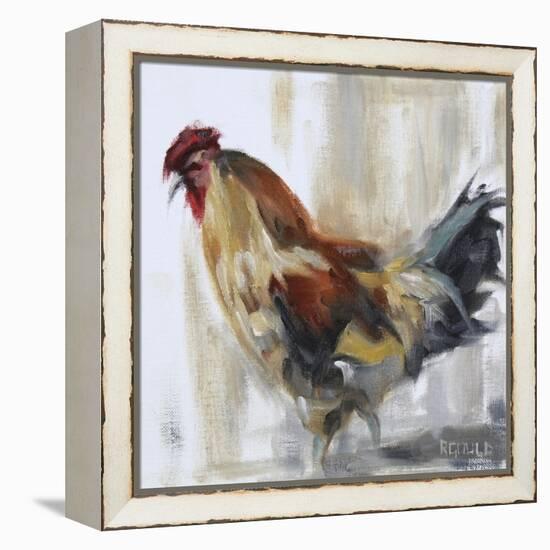 Chicken 2-Renee Gould-Framed Premier Image Canvas