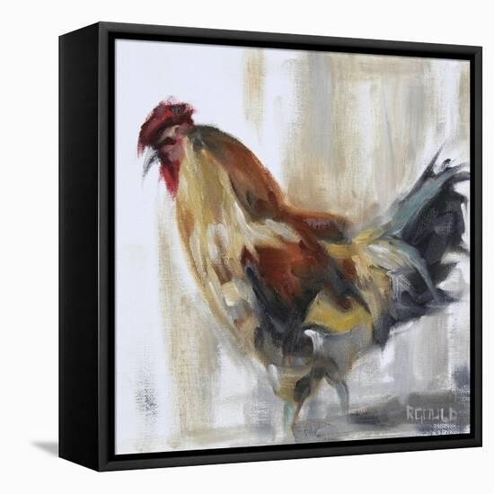 Chicken 2-Renee Gould-Framed Premier Image Canvas