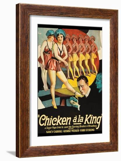 Chicken a La King-null-Framed Art Print