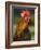 Chicken Cockerel Crowing-null-Framed Photographic Print