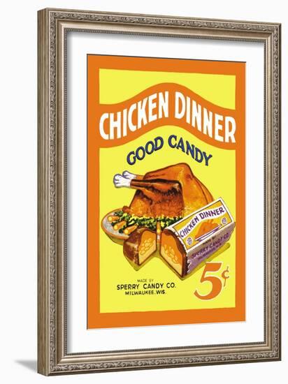 Chicken Dinner Good Candy-null-Framed Art Print