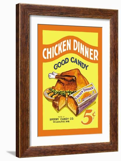 Chicken Dinner Good Candy-null-Framed Art Print