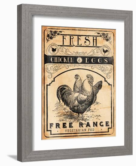 Chicken Eggs-Jace Grey-Framed Art Print