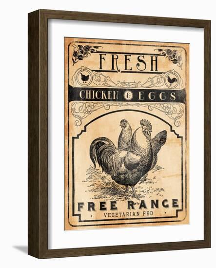 Chicken Eggs-Jace Grey-Framed Art Print