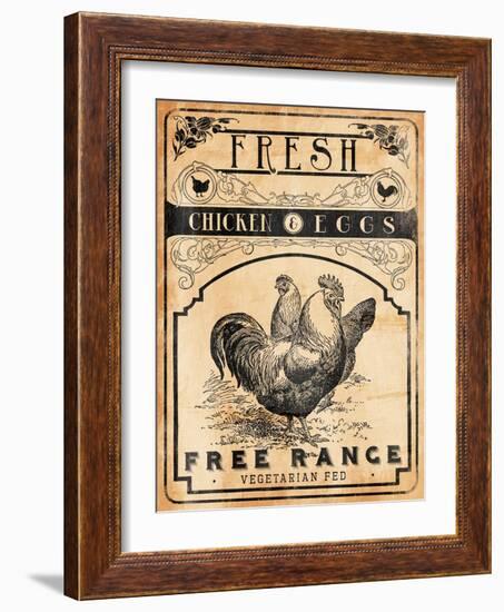 Chicken Eggs-Jace Grey-Framed Art Print