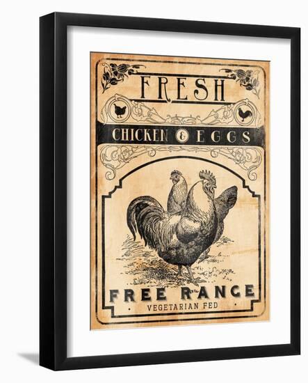 Chicken Eggs-Jace Grey-Framed Art Print