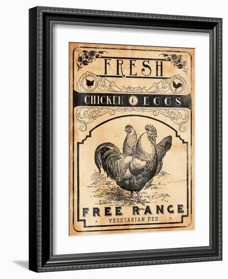 Chicken Eggs-Jace Grey-Framed Art Print