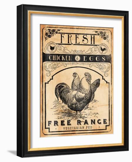 Chicken Eggs-Jace Grey-Framed Art Print