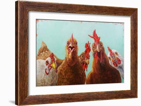 Chicken for Dinner-Lucia Heffernan-Framed Premium Giclee Print