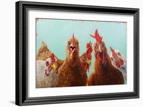 Chicken for Dinner-Lucia Heffernan-Framed Premium Giclee Print