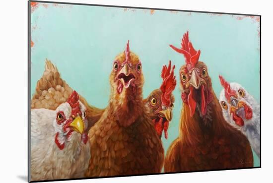 Chicken for Dinner-Lucia Heffernan-Mounted Art Print