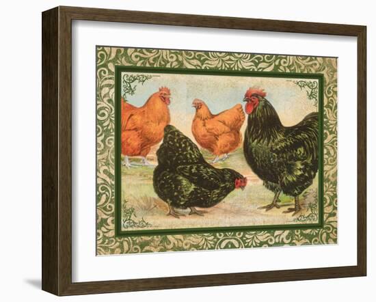 Chicken II-null-Framed Art Print