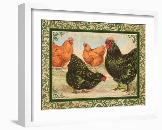 Chicken II-null-Framed Art Print