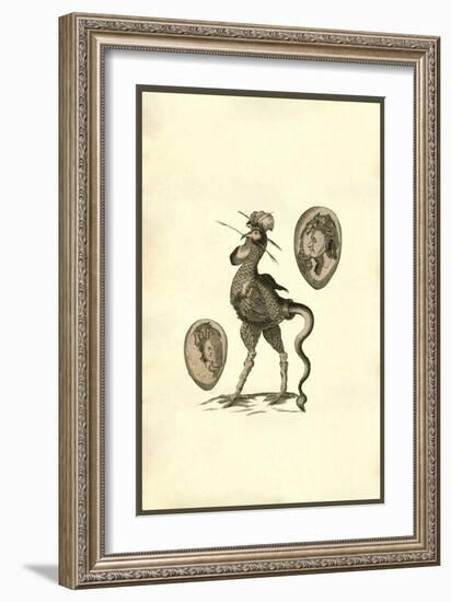 Chicken Man-Ulisse Aldrovandi-Framed Art Print