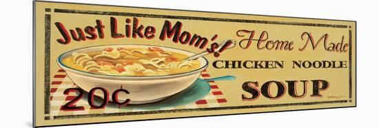 Chicken Noodle Soup-Catherine Jones-Mounted Art Print