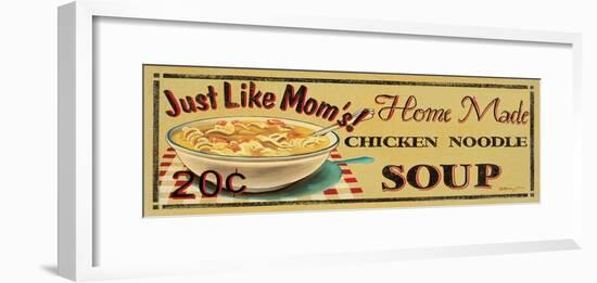 Chicken Noodle Soup-Catherine Jones-Framed Art Print