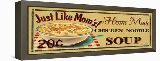 Chicken Noodle Soup-Catherine Jones-Framed Stretched Canvas