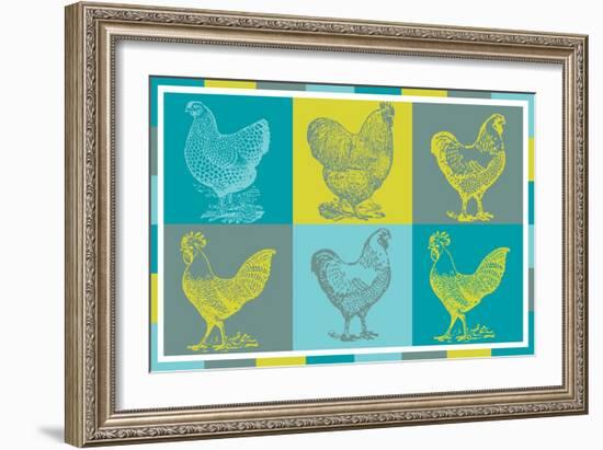 Chicken Pop 1-null-Framed Giclee Print