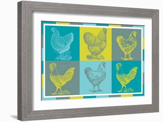 Chicken Pop 1-null-Framed Giclee Print