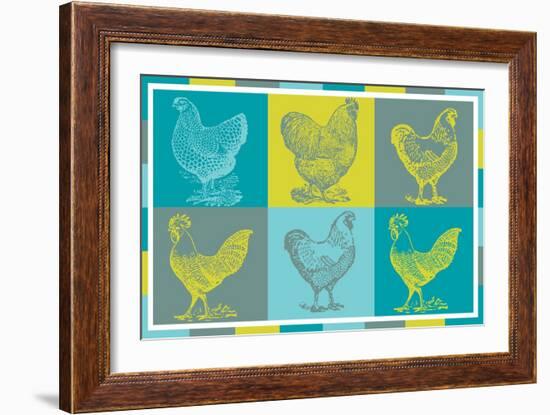 Chicken Pop 1-null-Framed Giclee Print