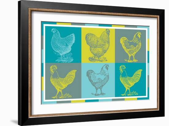 Chicken Pop 1-null-Framed Giclee Print