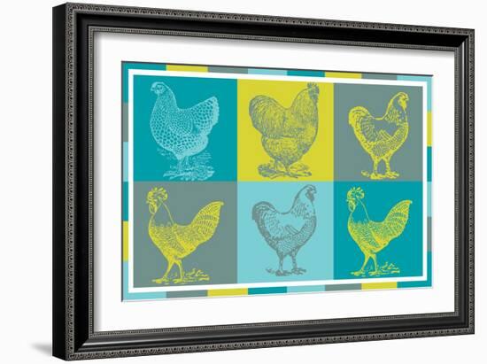 Chicken Pop 1-null-Framed Giclee Print