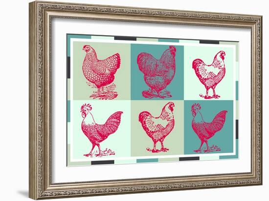 Chicken Pop 3-null-Framed Giclee Print