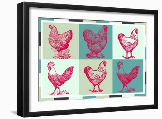 Chicken Pop 3-null-Framed Giclee Print