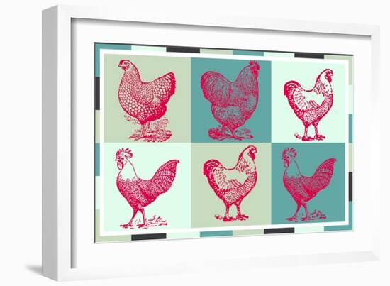 Chicken Pop 3-null-Framed Giclee Print