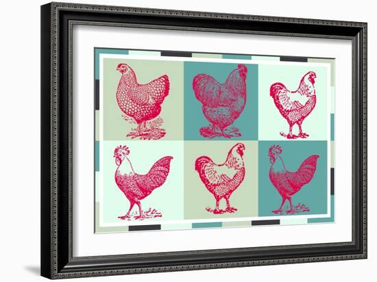 Chicken Pop 3-null-Framed Giclee Print