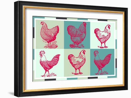 Chicken Pop 3-null-Framed Giclee Print