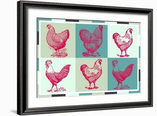 Chicken Pop 3--Framed Giclee Print