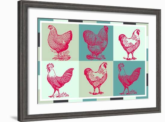 Chicken Pop 3-null-Framed Giclee Print