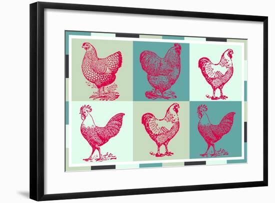 Chicken Pop 3-null-Framed Giclee Print