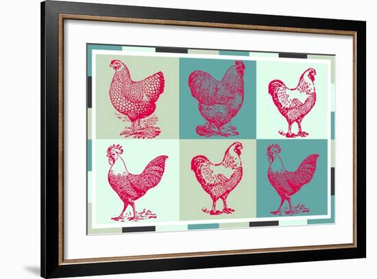 Chicken Pop 3-null-Framed Giclee Print