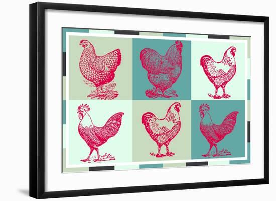 Chicken Pop 3-null-Framed Giclee Print