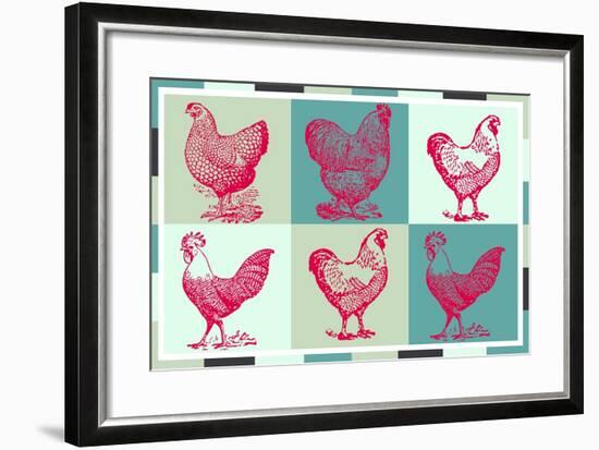 Chicken Pop 3-null-Framed Giclee Print